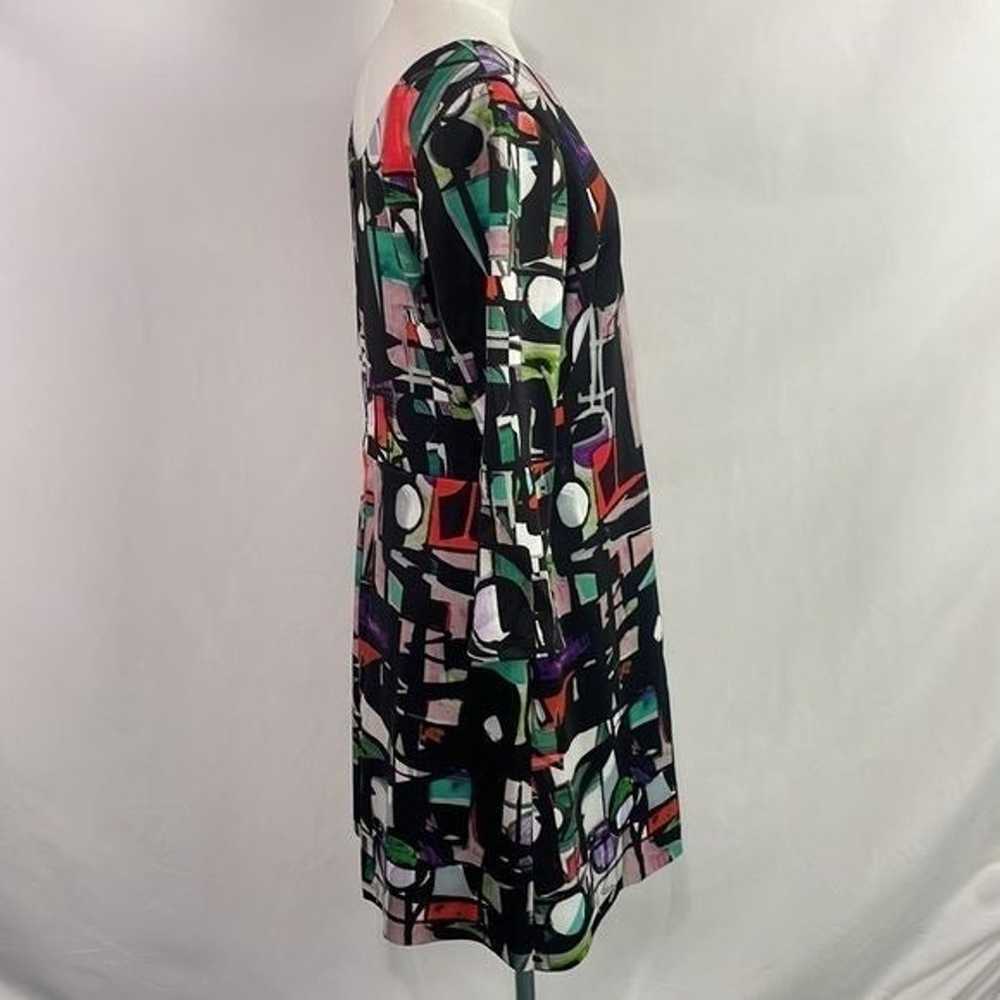 Milly Multi Print Abstract Mini Dress - image 2