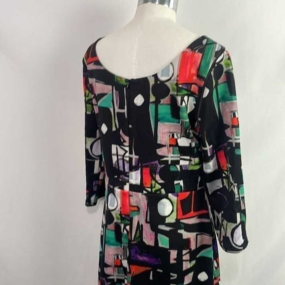 Milly Multi Print Abstract Mini Dress - image 3