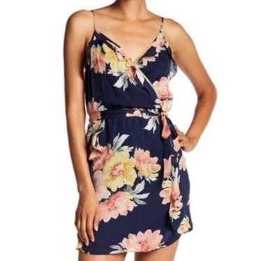 Joie Foxglove Ruffle Dress Floral Mini L