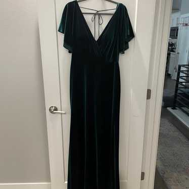 Jenny Yoo anthropologie BHLDN emerald bridesmaid d