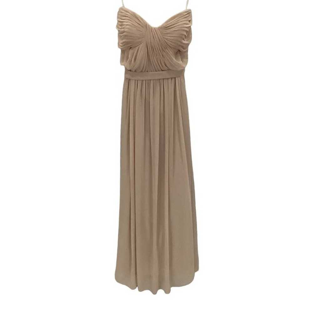 Dessy Collection Vivian Diamond Strapless Chiffon… - image 1