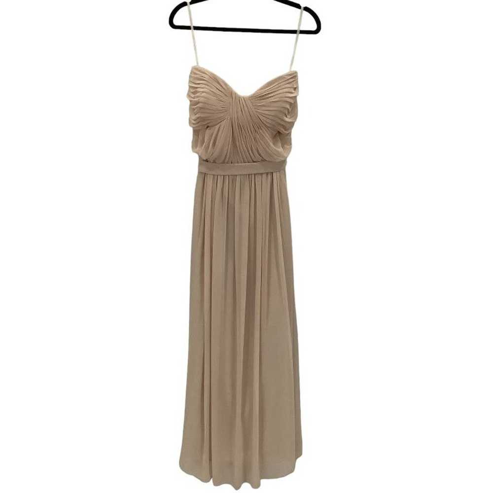 Dessy Collection Vivian Diamond Strapless Chiffon… - image 3