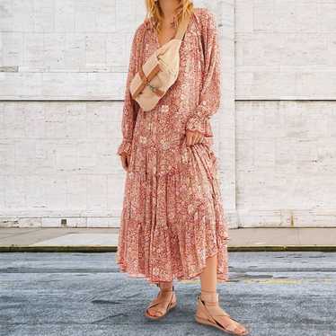 Free People Feeling Groovy Maxi Dress in Floral P… - image 1