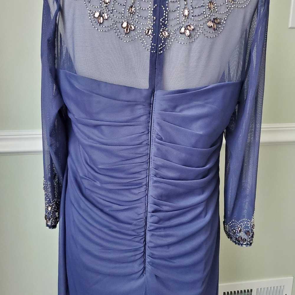 ALEX Evenings Violet Purple Beaded Maxi Special O… - image 4