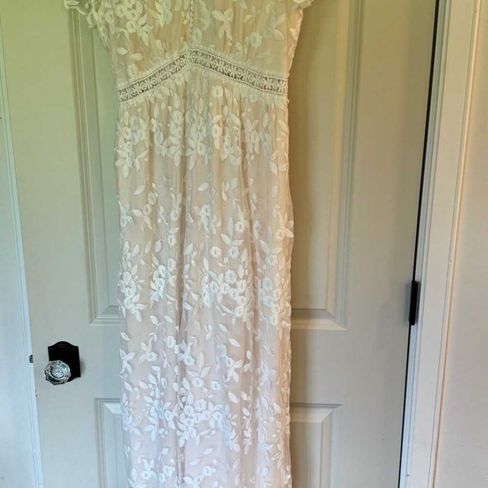 Baltic Born Ada White Lace Dress size L - image 1