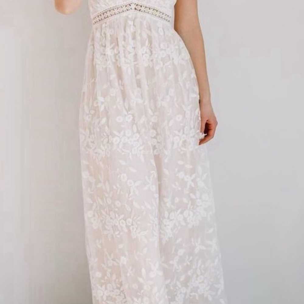 Baltic Born Ada White Lace Dress size L - image 5