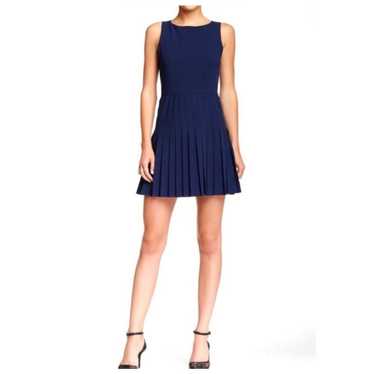 Alice‎ + Olivia Dark Blue Shanna Fit & Flare Mini… - image 1