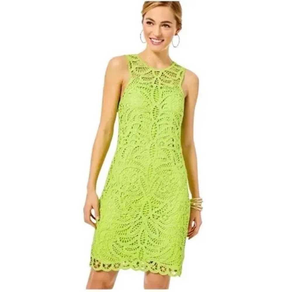 Lilly Pulitzer Siesta Matcha Green Shift Dress Si… - image 2