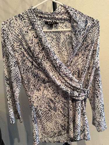 DKNY DKNY Snakeskin Print Blouse