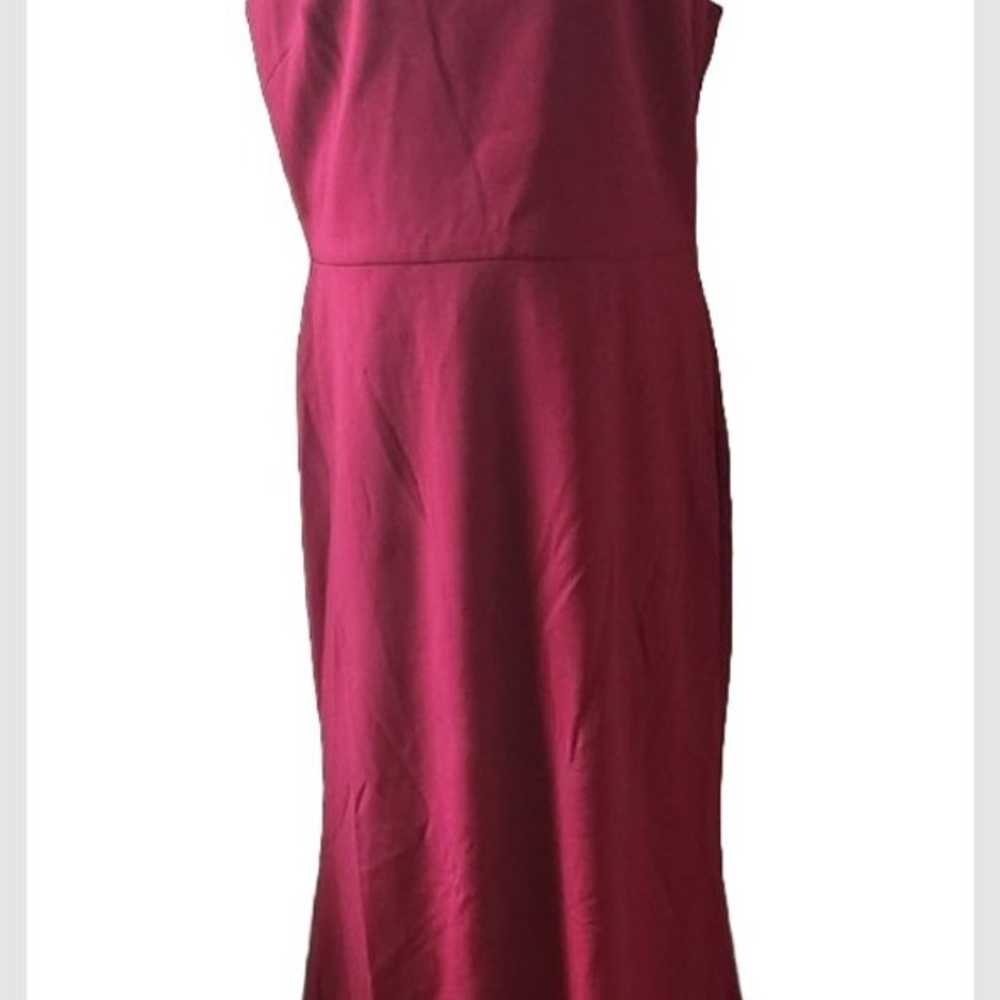 BHLDN CRANBERRY DRESS SIZE 16 - image 3