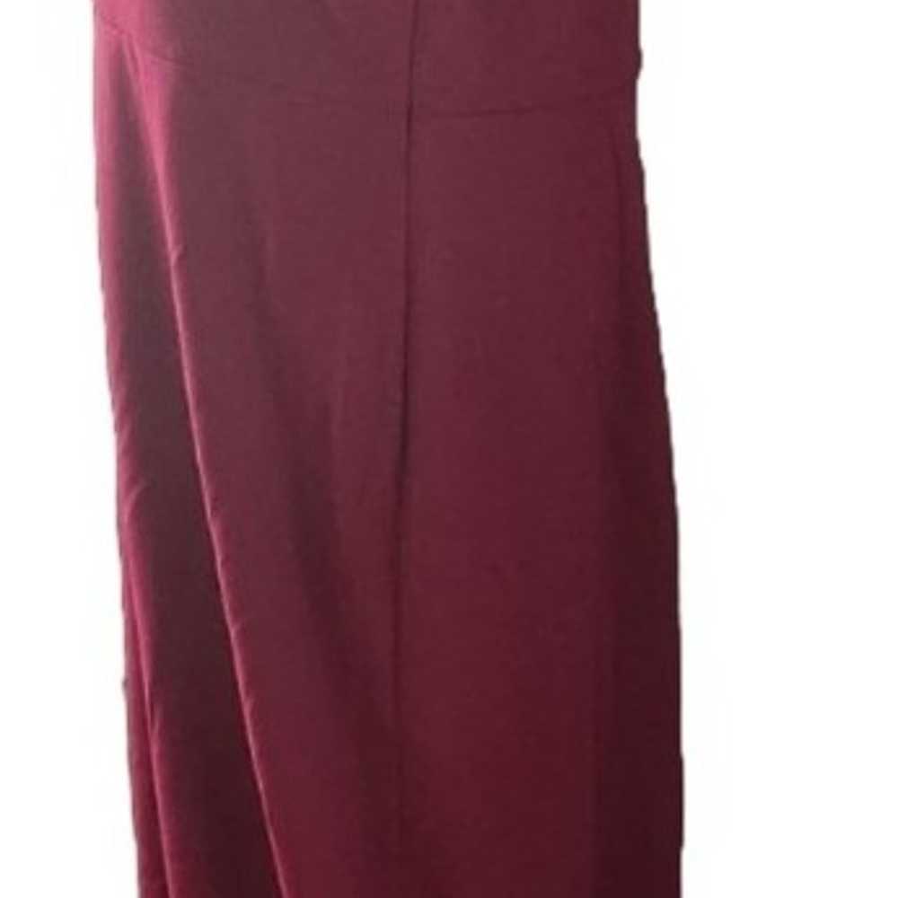 BHLDN CRANBERRY DRESS SIZE 16 - image 5