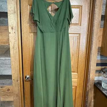 Azazie Olive Green Dress!!