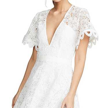 Talulah Mini White Lace Dress Size XL