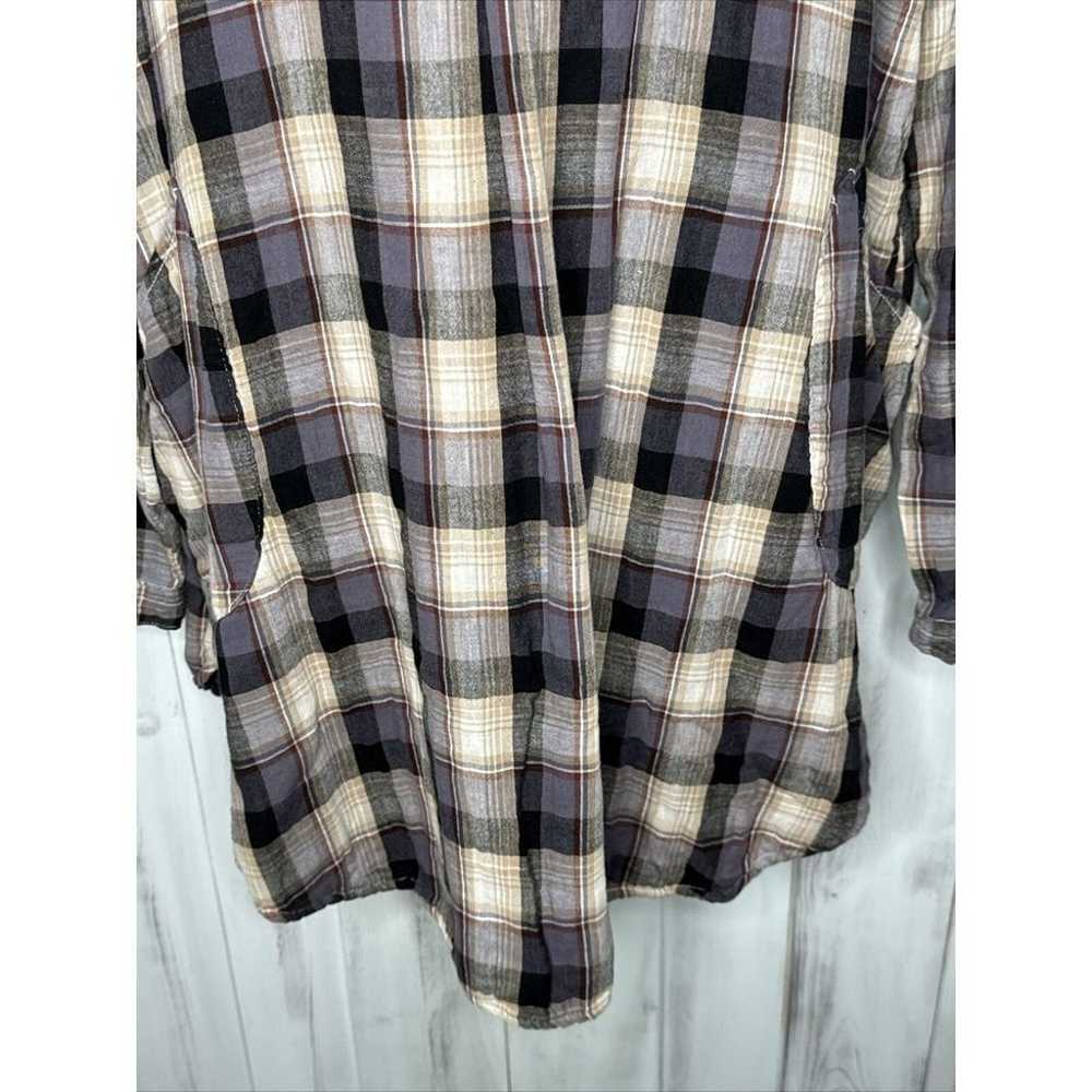 WOMENS CP SHADES BLACK GRAY BEIGE PLAID LAGENLOOK… - image 2