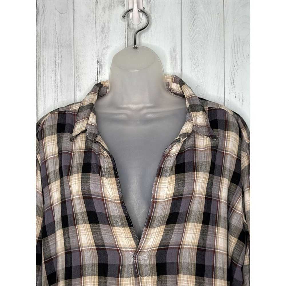 WOMENS CP SHADES BLACK GRAY BEIGE PLAID LAGENLOOK… - image 3