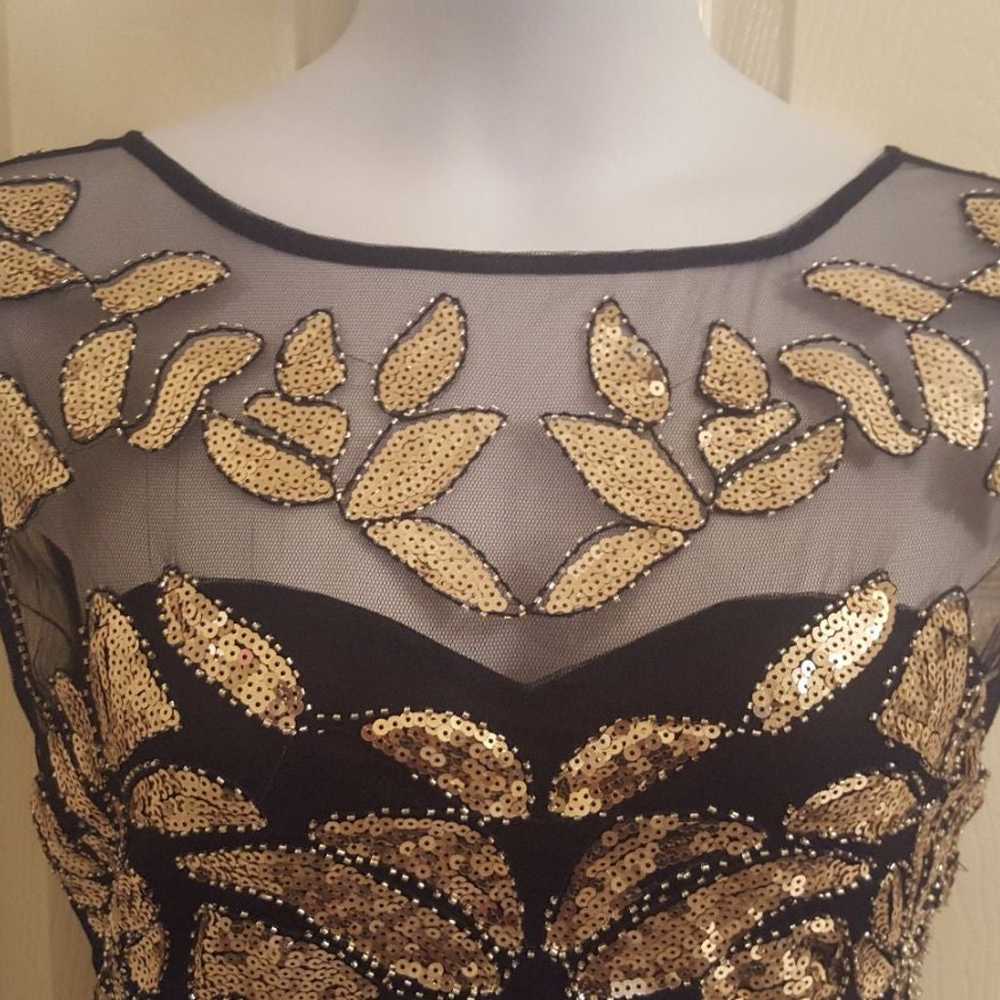 Black & Gold Sequin Party Dress. Sz. XL - image 3