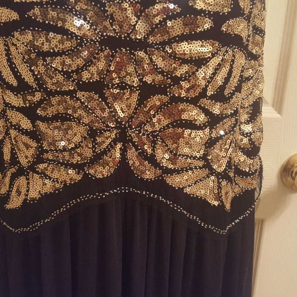 Black & Gold Sequin Party Dress. Sz. XL - image 4