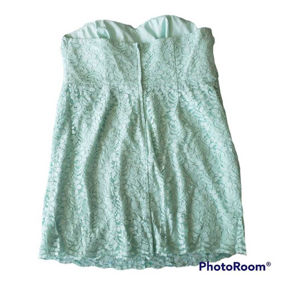 NWOT Mint lace Dress David’s Bridal Size 20 - image 3