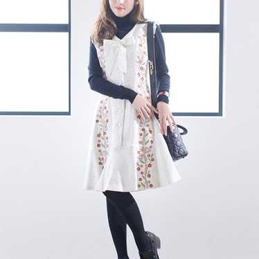 Chesty Tweed Embroidered Dress