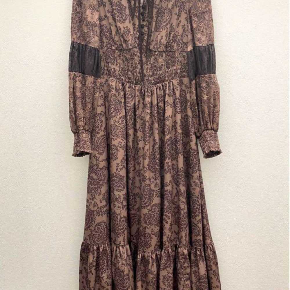 herlipto Winter Floral Long-sleeve Dress - image 2