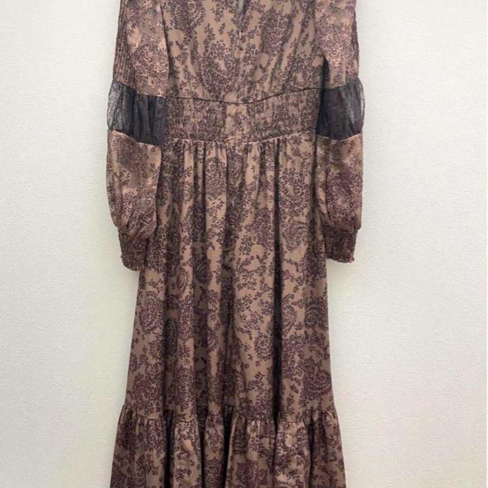 herlipto Winter Floral Long-sleeve Dress - image 3