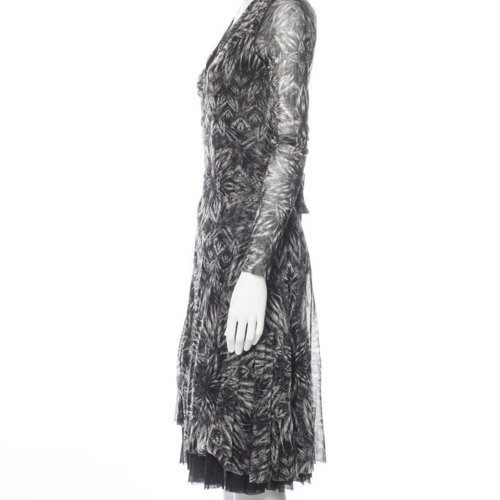 Fuzzi Sheer Mesh Black and White Whimsigoth Wrap … - image 3