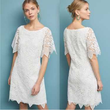 NWOT Anthropologie Charleston Lace Mini Dress With