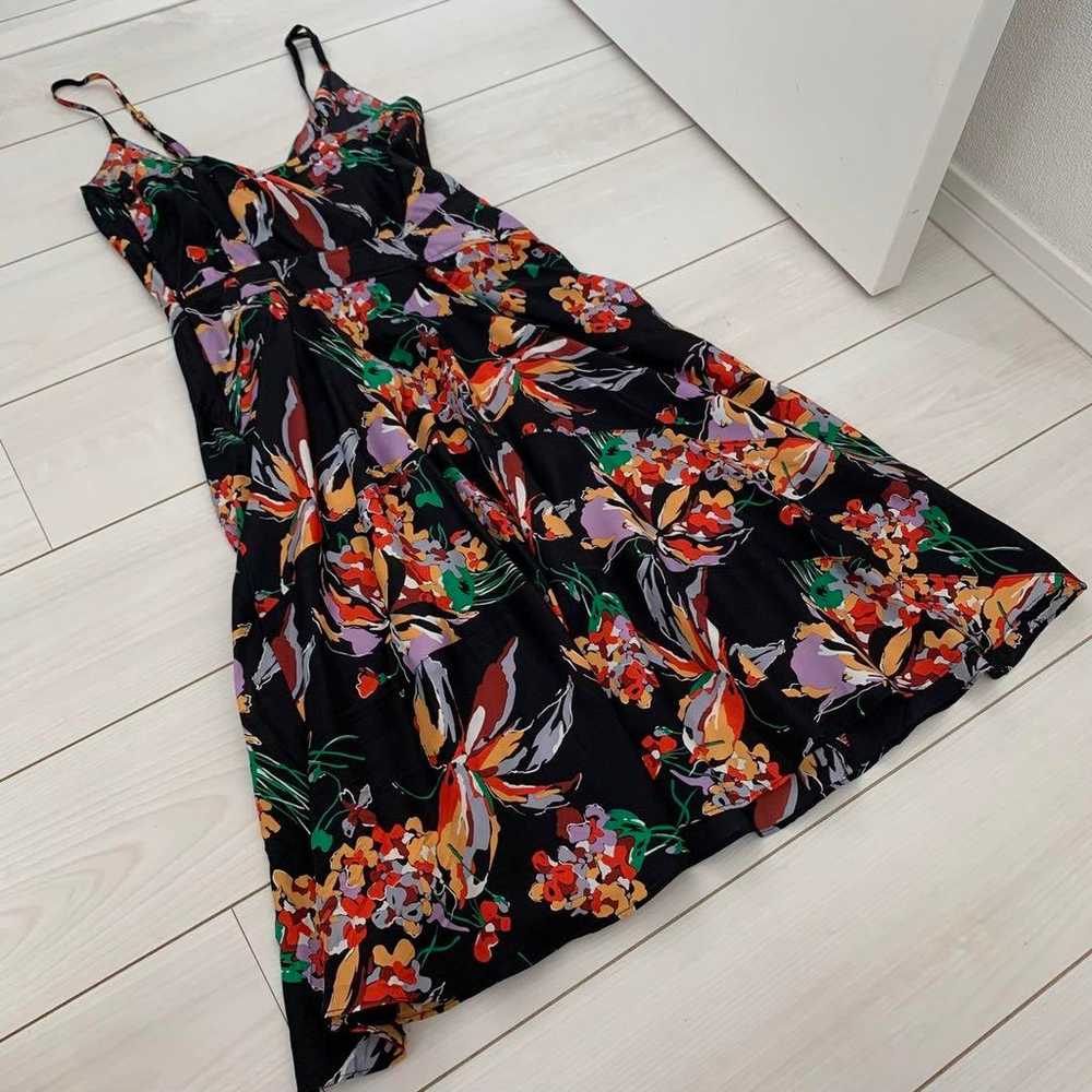 Tank top Camisole one piece dress with flower pat… - image 6