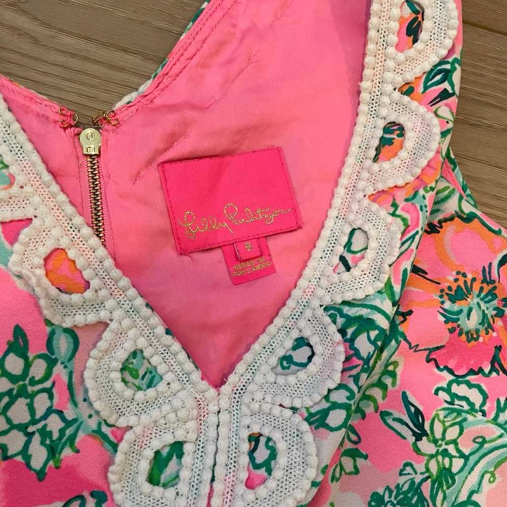 Lilly Pulizter Ronnie Romper Size 6 in Soleil Pin… - image 2