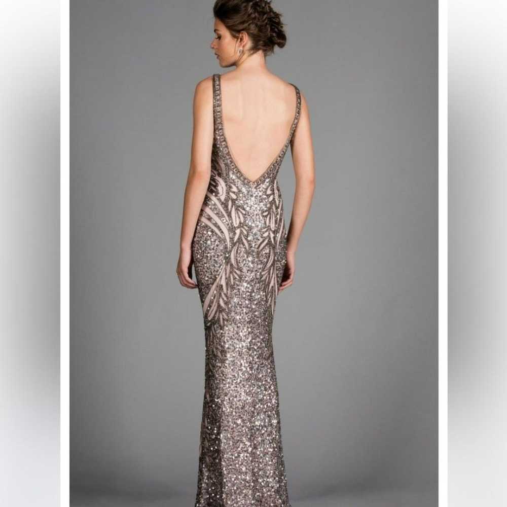 ELEGANT SEXY SCALA BEADED EVENING GOWN SIZE 4 - image 2