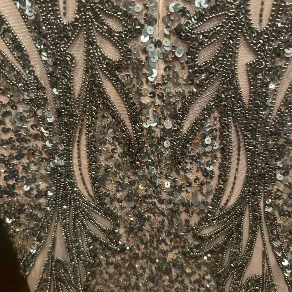 ELEGANT SEXY SCALA BEADED EVENING GOWN SIZE 4 - image 5