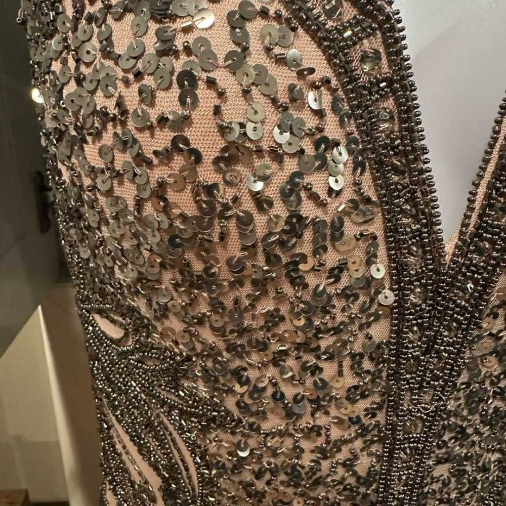 ELEGANT SEXY SCALA BEADED EVENING GOWN SIZE 4 - image 6