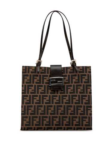 Fendi Pre-Owned 2000-2010 Zucca Canvas tote bag -… - image 1