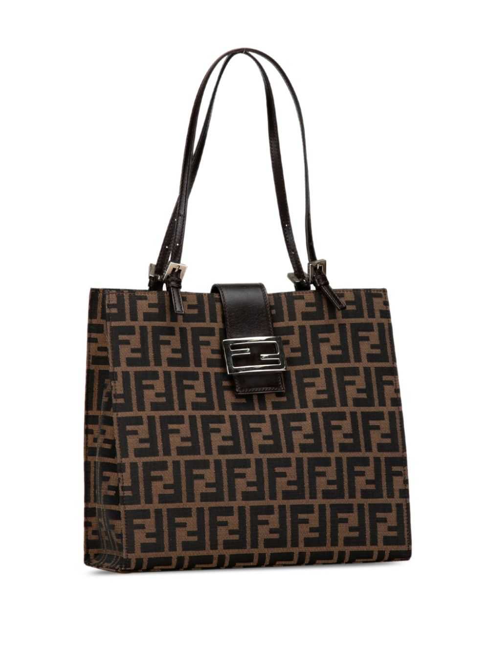 Fendi Pre-Owned 2000-2010 Zucca Canvas tote bag -… - image 2