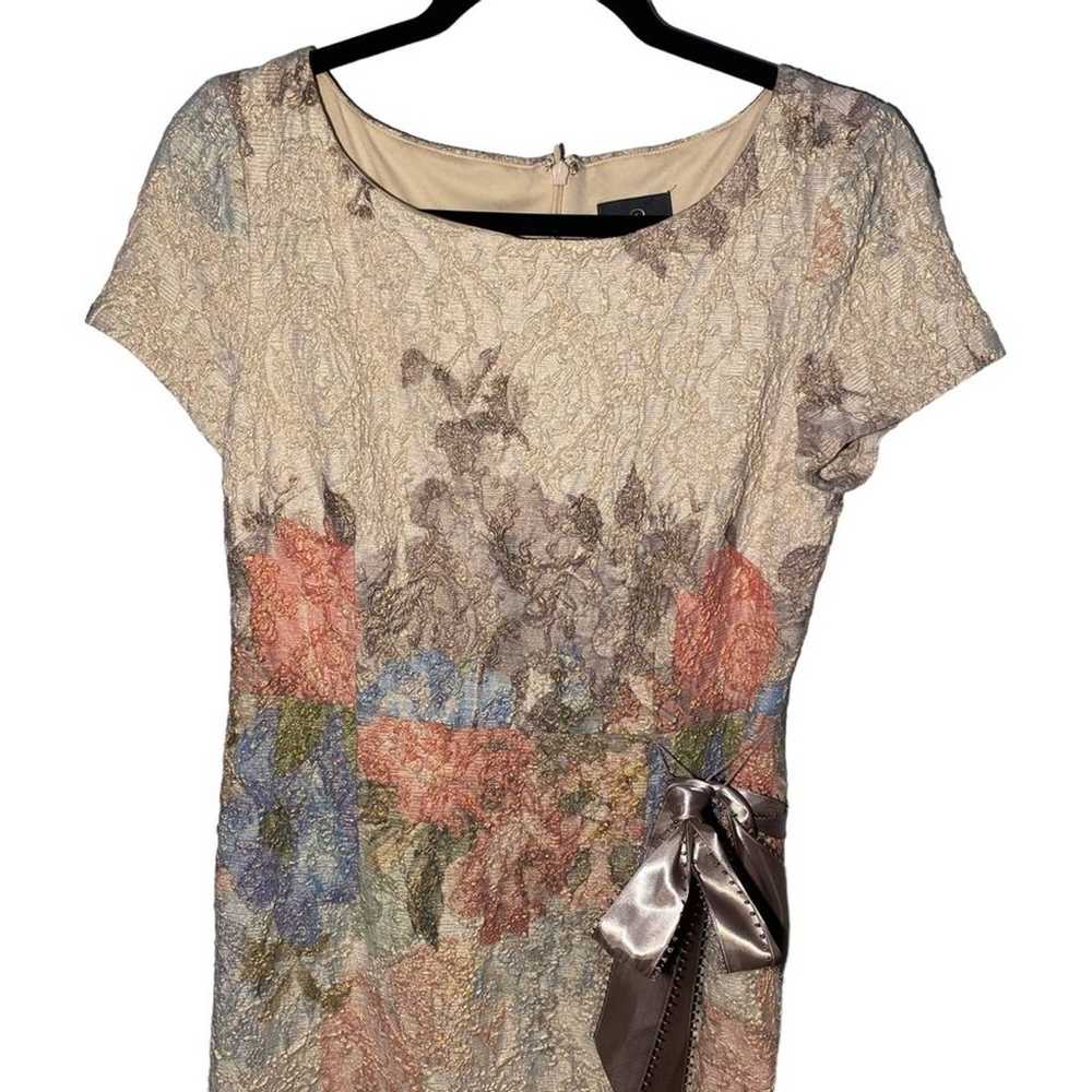 Adrianna Papell Women's Size 6 Lace Floral Ribbon… - image 4