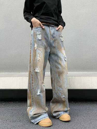 Japanese Brand × Jean × Streetwear Dirty Washed St