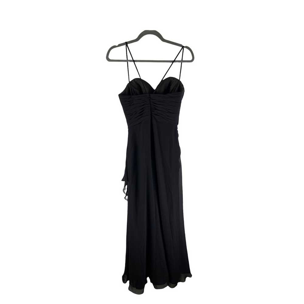 Val Stefani Long Chiffon Black Formal Dress With … - image 4