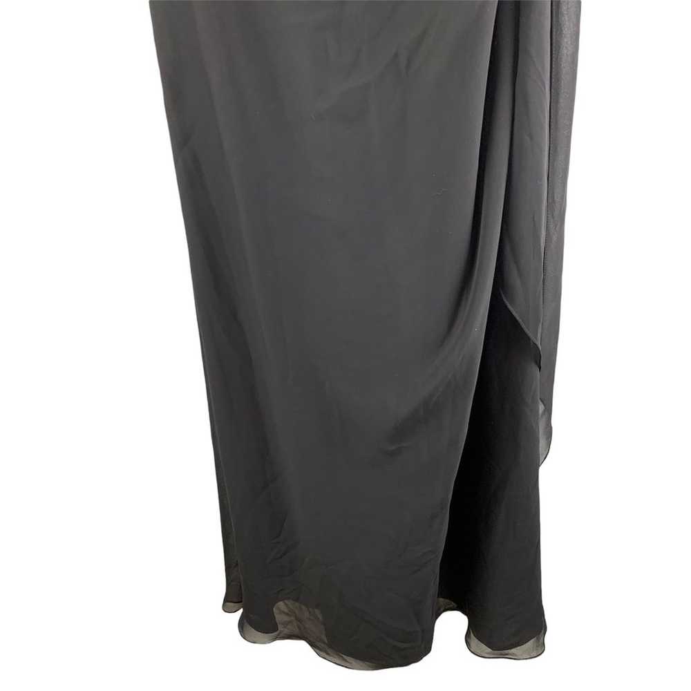 Val Stefani Long Chiffon Black Formal Dress With … - image 8