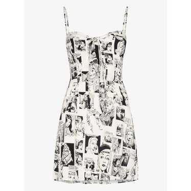 Reformation Helm Pop Art print mini dress