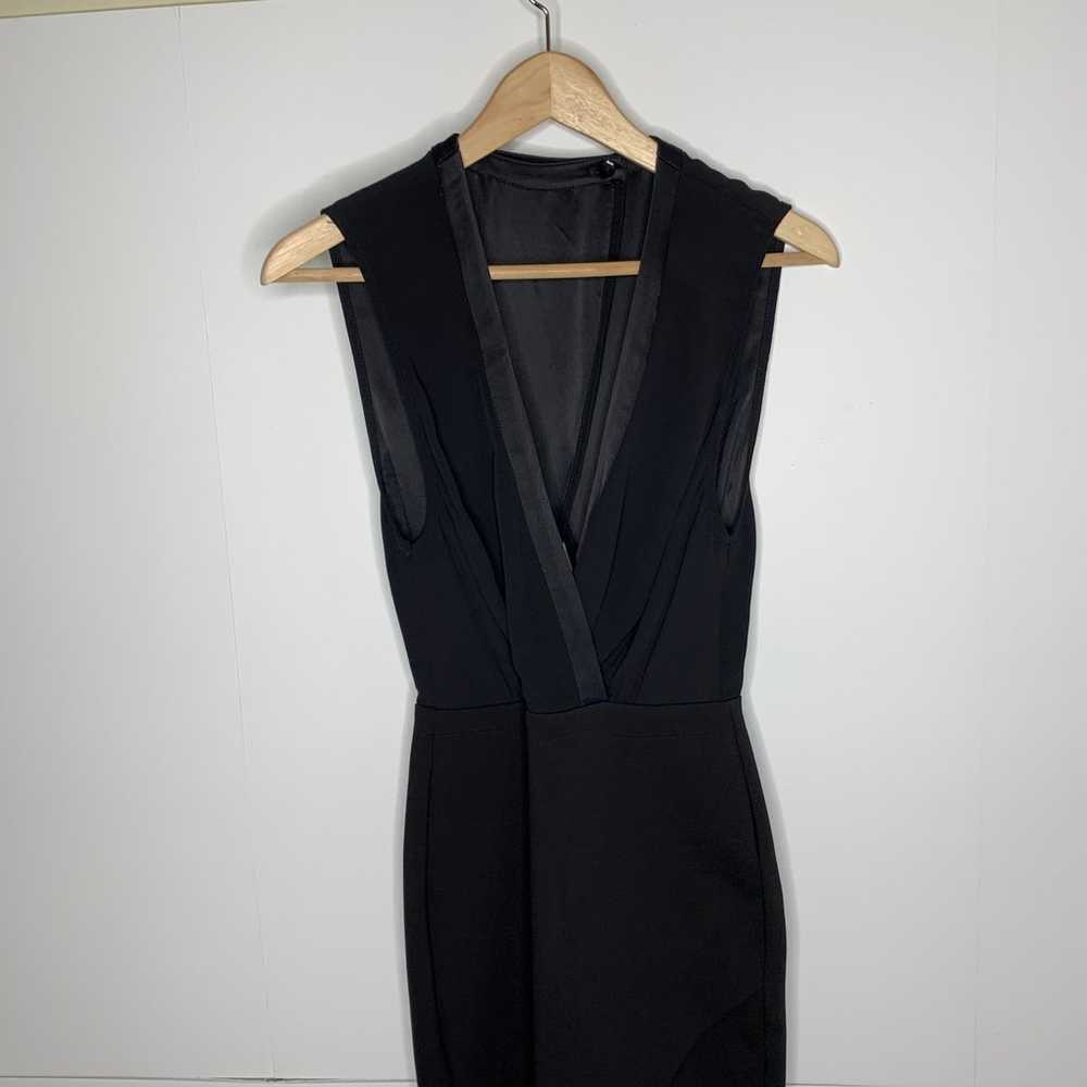 Bec & Bridge Black Faux Wrap Asymmetrical Dress W… - image 6