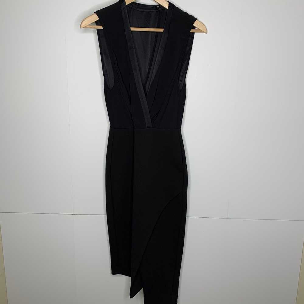 Bec & Bridge Black Faux Wrap Asymmetrical Dress W… - image 9