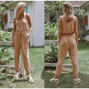 NWOT Free People Beach Venus Going Out Jumpsuit S… - image 1