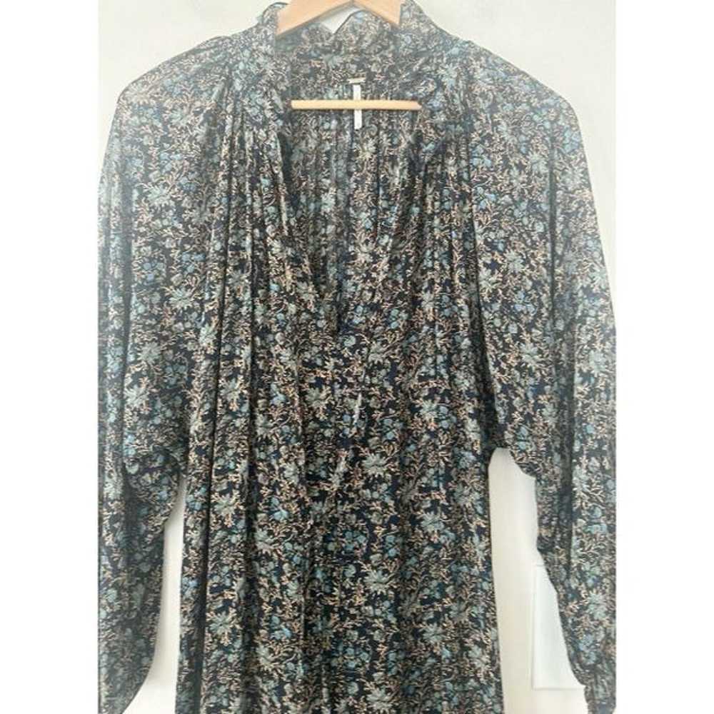 Free People Feeling Groovy Printed A Line Dress M - image 2