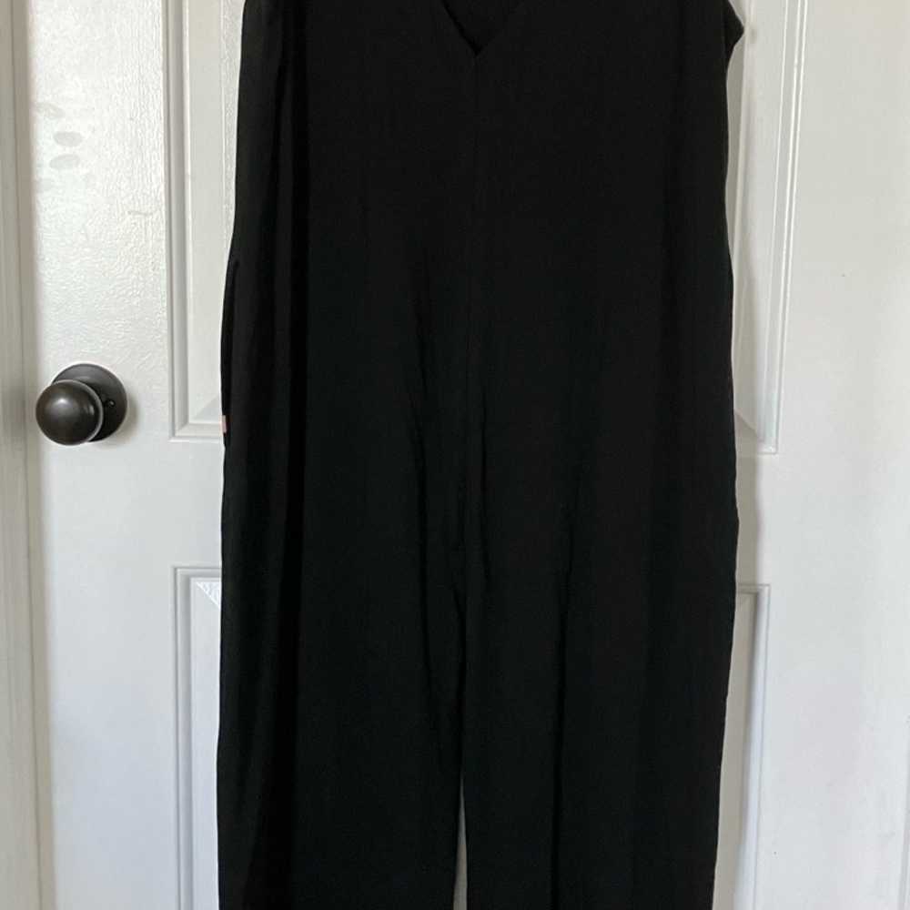 LUNYA organic pima romper MEDIUM black Jumpsuit - image 5