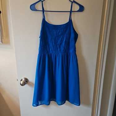 Blue Skater Dress