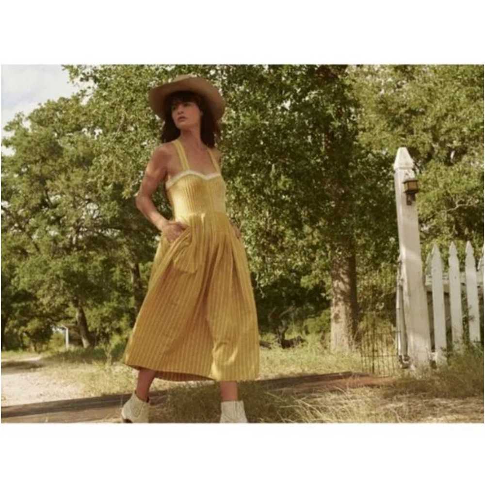 The Great. Laurel Dress 2 M 8 10 Yellow Sunburst … - image 3