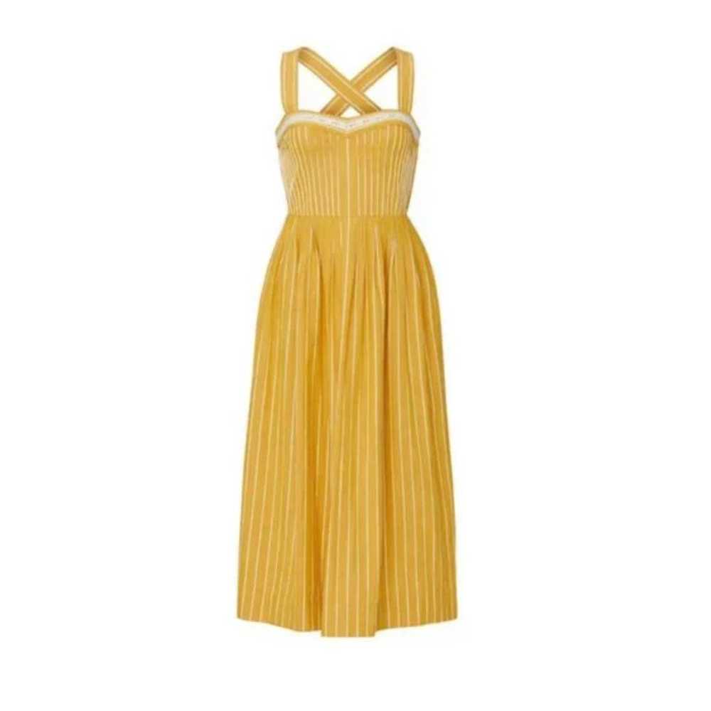 The Great. Laurel Dress 2 M 8 10 Yellow Sunburst … - image 7