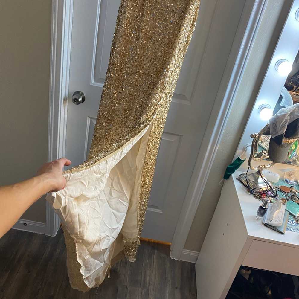 Good sequin gown by designer Scala - image 6