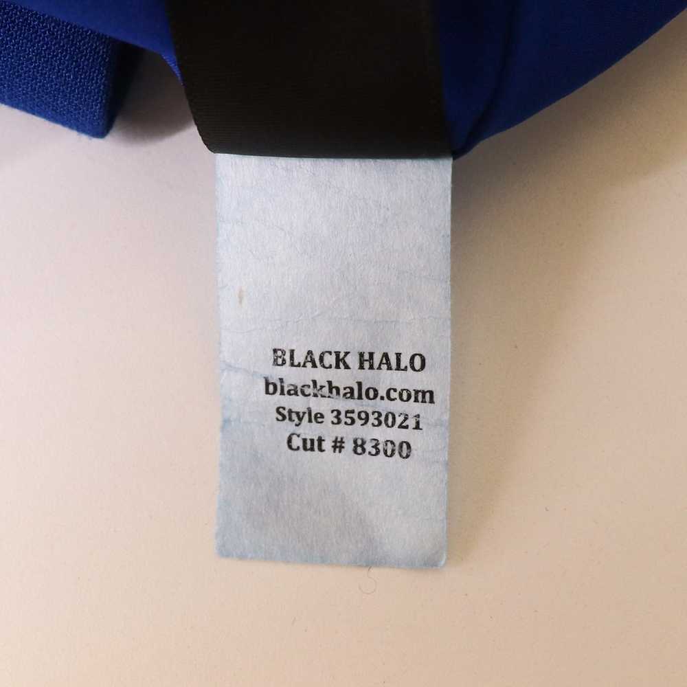 Black Halo Holland Sheath Dress Royal Blue 8 Flar… - image 10