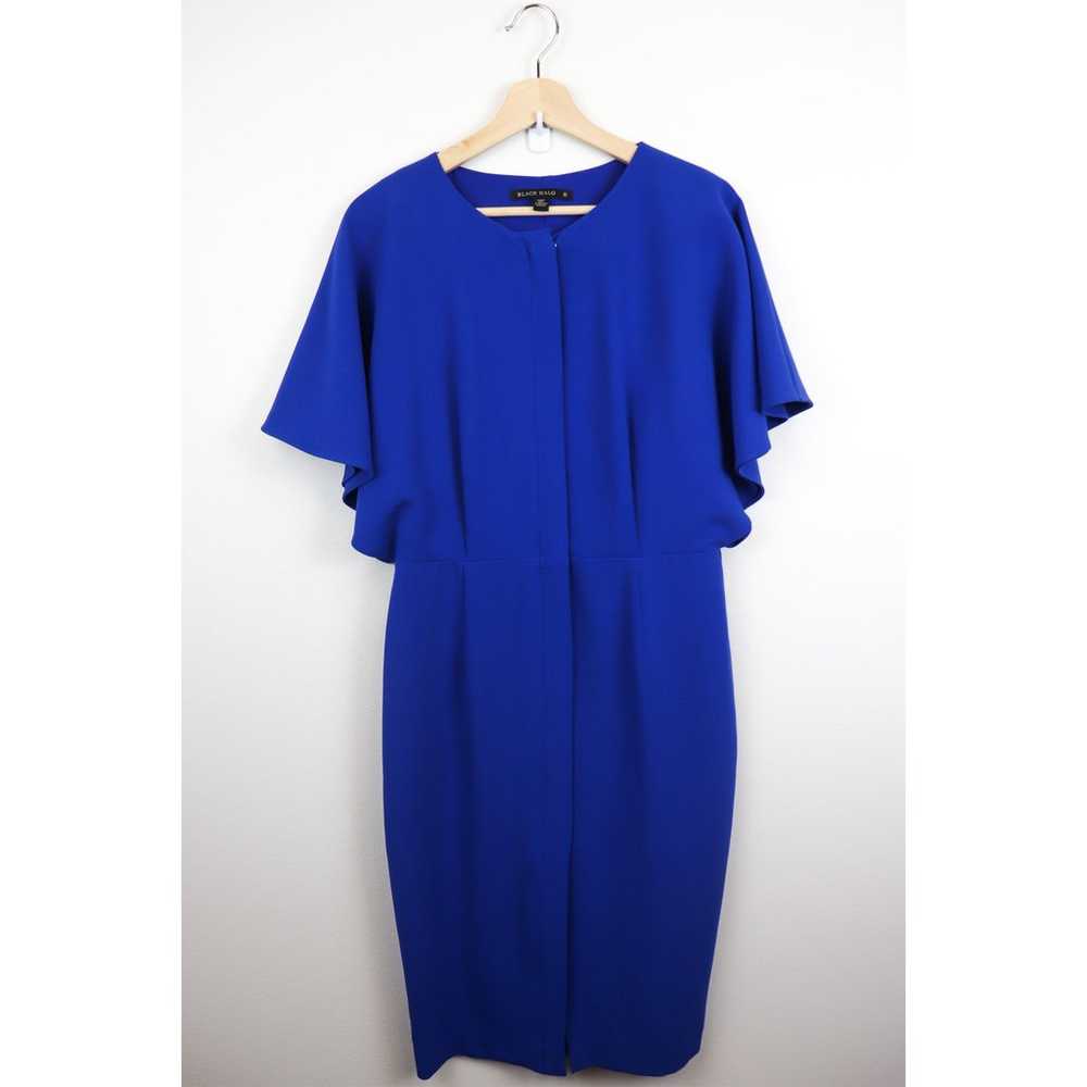 Black Halo Holland Sheath Dress Royal Blue 8 Flar… - image 2